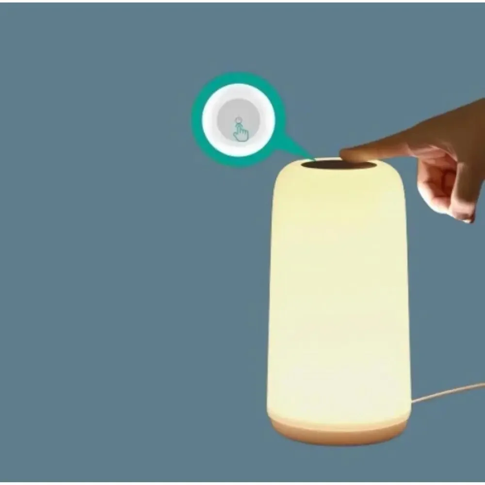 Touch Bedside Table Lamp, [Sleek Design & RGB Mode] 3 Way Dimmable new‎
